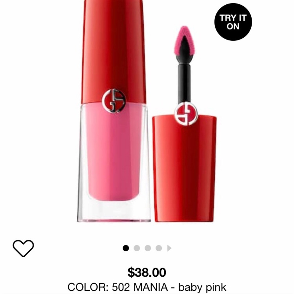 Giorgio Armani Lip Magnet Liquid Lipstick Pink 502